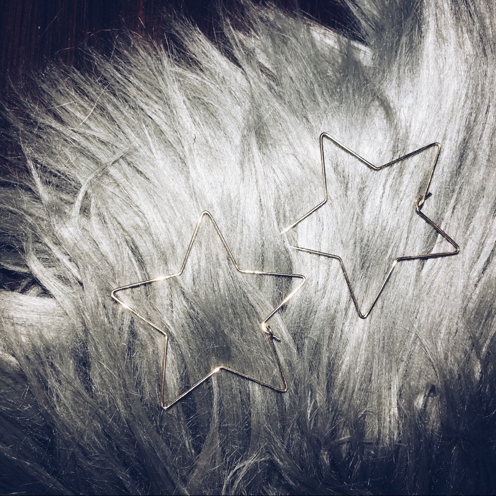 Star shaped earrings!